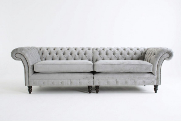 High-quality Chesterfield upholstered couch textile sofa cheap microfiber sofas new