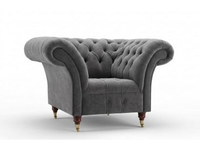 Armchair Metal Design Lounge Club Chair Seat Relax Luxury Room Waiting New Upholstery