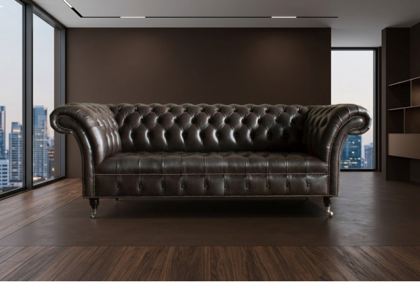 Chesterfield fabric sofa leather sofa sofa couch upholstery living room custom-made