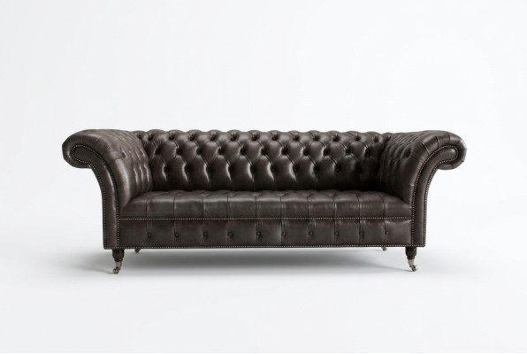 Chesterfield fabric sofa leather sofa sofa couch upholstery living room custom-made