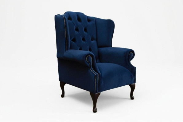 Chesterfield Velvet Armchair Sofa Upholstered Sofas Design Luxury Couch Relax TV New