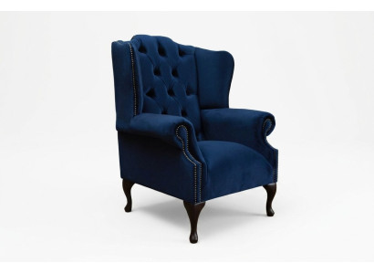 Chesterfield Velvet Armchair Sofa Upholstered Sofas Design Luxury Couch Relax TV New