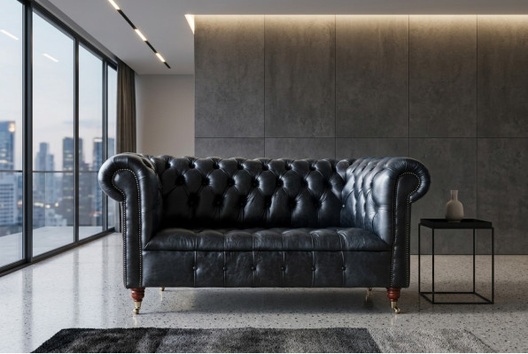 Living room Chesterfield classic furniture sofa couch sofas seating upholstery couches