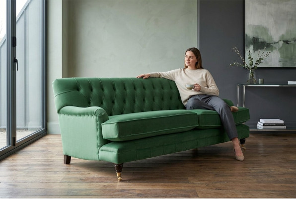 Classic furniture Chesterfield sofa couch sofas seating upholstery couches living room