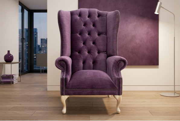 Design armchair couch sofa relax lounge luxury TV new club upholstery seat velvet