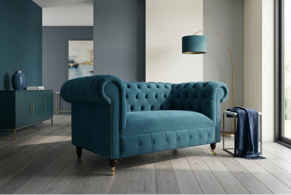 Design upholstery seat couch 2-seater sofa set sofas couches fabric textile green