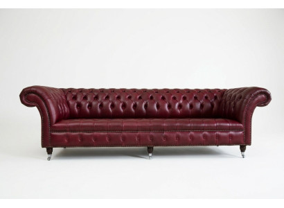 Chesterfield Design Sofa 4-Seater Couch Upholstery Luxury Classic Textile Sofas