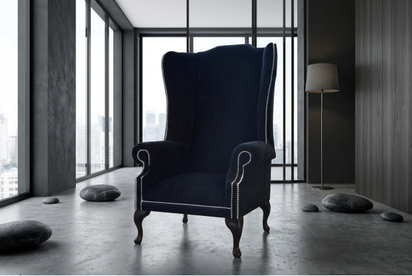 Armchair 1-Seater Relax Upholstered TV Chesterfield Fabric Sofa Couches Velvet New