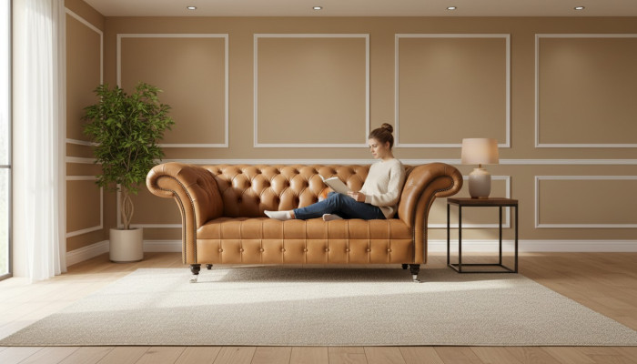 Sofa 2 seater leather sofa couch TV armchair upholstered sofa lounge sofa two-seater