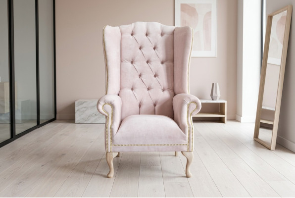 Armchair, couch, upholstery, designer, fabric, 1-seater, couches, upholstery, Chesterfield, seat