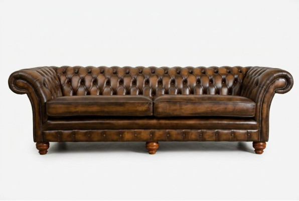 Chesterfield Sofa 4-Seater Living Room Couch Couches Upholstered Sofas New XXL Big