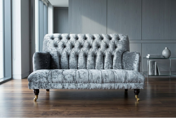 Chesterfield Couch durable and high-quality couch three-seater seat cushion