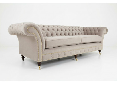 Sofa 4-seater XXL couch seat cushions sofas couches Chesterfield design