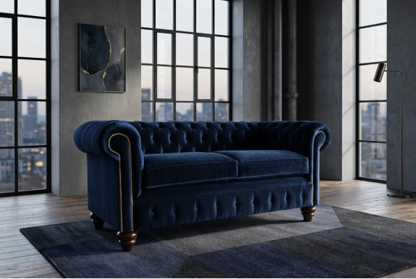 Chesterfield sofa couch classic furniture living room sofas seating upholstery couches