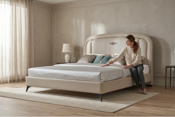 Bed Pillow Design Luxury Double Hotel Deco Beds 180x200cm Bedroom