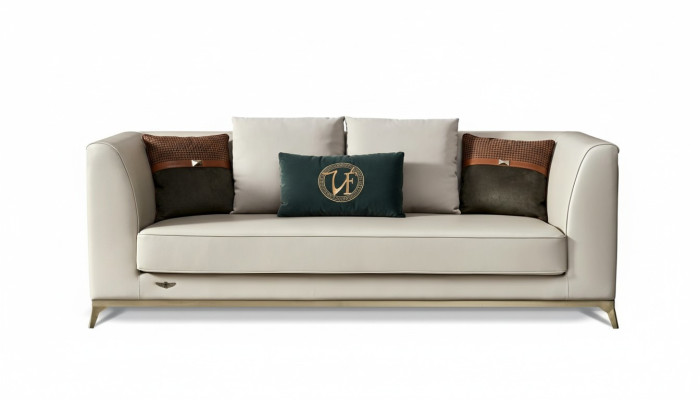 Sofa set 3+1 seater set design sofas decor upholstery couches relax leather
