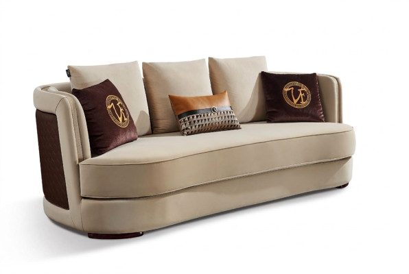 Designer sofa couch upholstery sofas couches leather new 3-seater three-seater