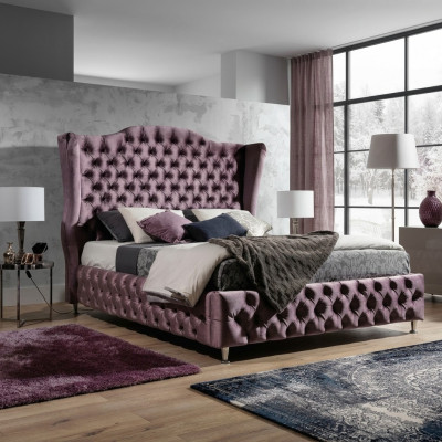 Royal Chesterfield Bed Aubergine Beds Classic Design