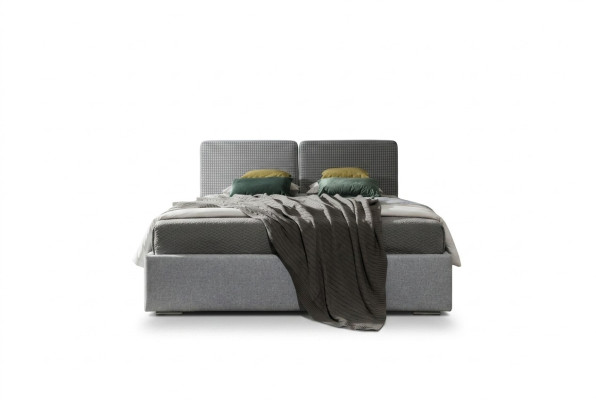 Classic Designer Bed Bedroom Textile Leather Upholstery 140x200 Furniture Frame