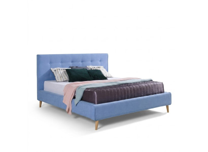 Hotel Chesterfield Luxury Bed Blue Bedroom English Beds 180 x 200cm New