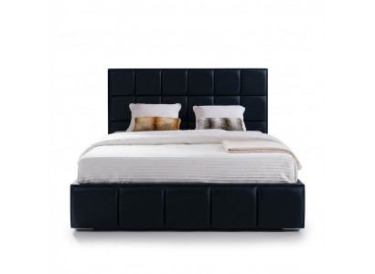 Black bed upholstery design luxury double beds bedroom jvmoebel® new