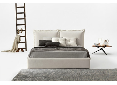 Modern design hotel bed XXL beds luxury style double textile 180x200cm fabric