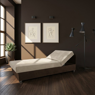 Bed Beds 80*200 Bedroom Leather Upholstery Textile Bed Frame Fabric Textile