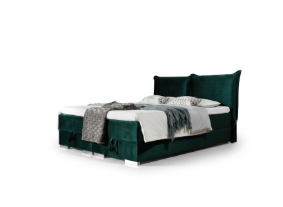 Box spring beds upholstered bed faux leather designer hotel double luxury design new