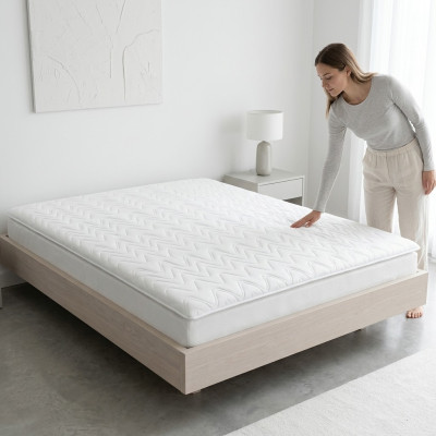 Mattress Topper Lux Mattress Protector Visco High-Quality Pads 140x200