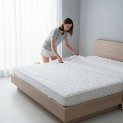 Mattress Topper luxury Mattress Protector Visco High-Quality Pads 160x200