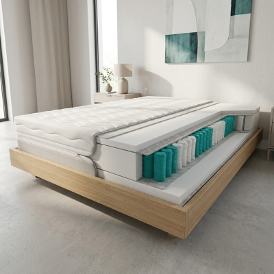 Mattress Exclusive Mattresses with Visco Core 7 Zones Luxury Bedroom 140x200cm