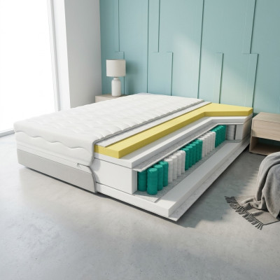 High-quality mattress 7-zone bed visco foam 100x200 luxury mattress 20cm