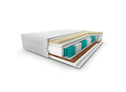 High-quality mattress, 7-zone mattress, bed visco foam 80x200cm