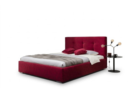 Upholstered bed beds bed upholstery designer hotel double luxury design 180x200cm new