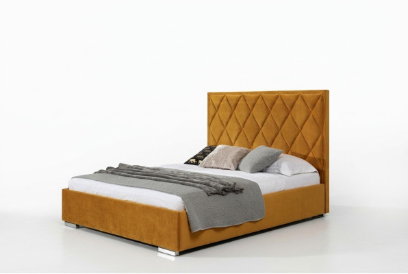 Upholstered bed beds bed upholstery designer hotel double luxury design 160x200cm new