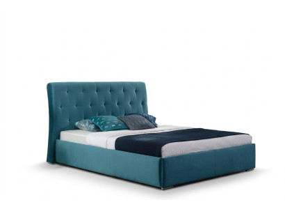 Bed Cushion Design Luxury Double Hotel Beds 180x200cm Bedroom Velvet New
