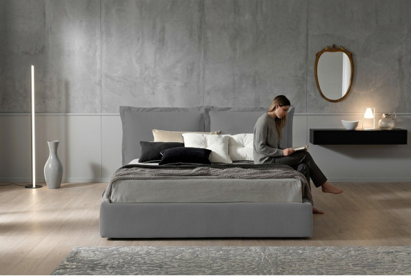 Bed Cushion Design Luxury Double Hotel Beds 180x200cm Sleep Room Leather New