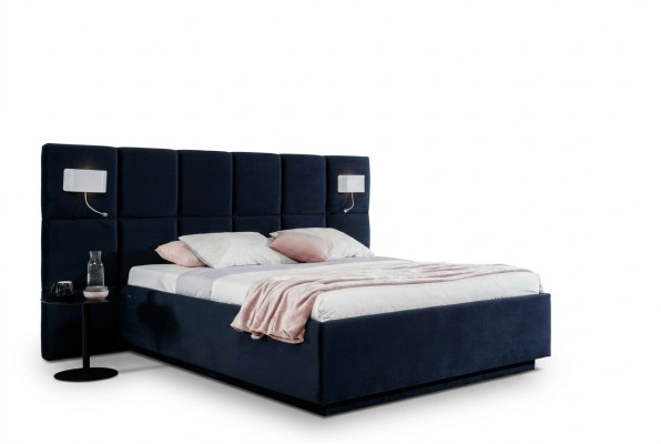 Bedroom design luxury bed 200x200 textile beds double bed frame