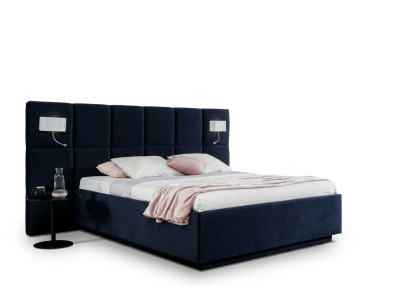 Bedroom design luxury bed 200x200 textile beds double bed frame