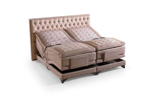 Orthopedic bed double beds adjustable function including mattress