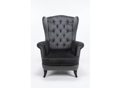 Wing chair Chesterfield armchairs armchair 1 seater throne chair seat padding