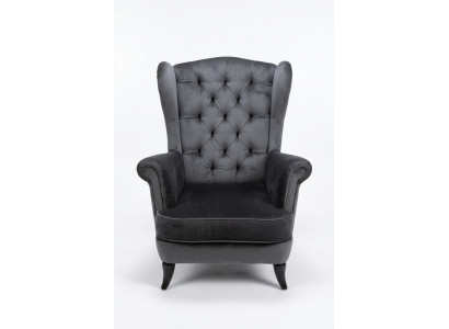 Wing chair Chesterfield armchairs armchair 1 seater throne chair seat padding