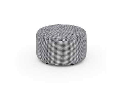 Round stool design upholstery footstool ottoman seat textile chaise lounge pouf