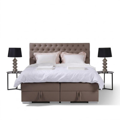 Designer box spring bed double beds bedroom Chesterfield furniture
