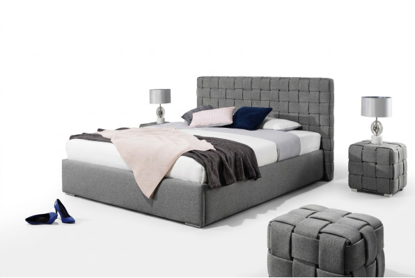 Upholstery Design Luxury Hotel Beds Textile Modern Bedroom Bed 140/160/180