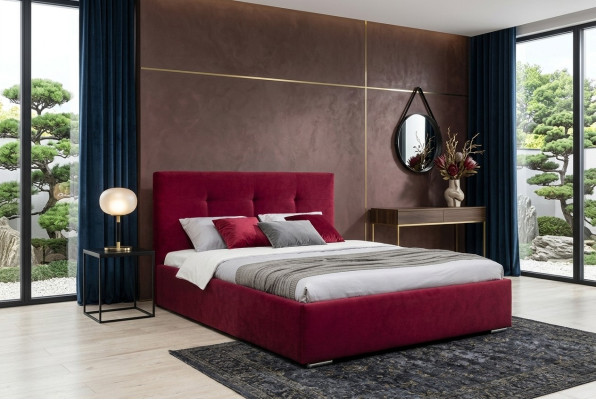 Classic luxury beds upholstery velvet textile high-quality bedroom bed new