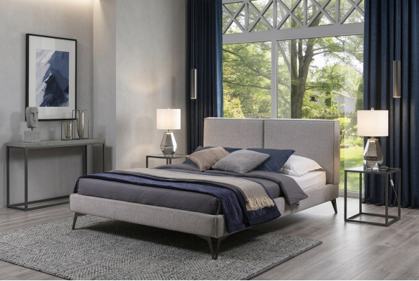 Luxury leather textile bed, upholstered beds double modern marriage 140/160/180 new