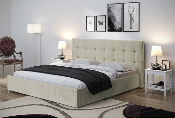 Luxury Upholstered Design Double Beds Modern Bed Exclusive Frame 180x200 cm