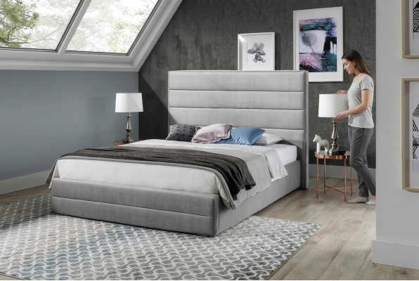 Textile Bed Design Upholstered Beds Luxury Double Hotel Marriage Big 140/160/180 Fabric
