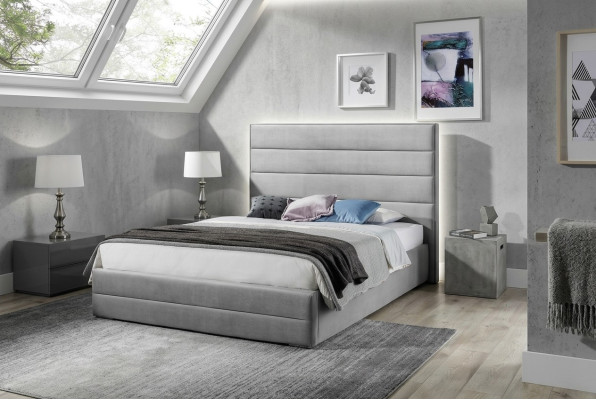 Textile Bed Design Upholstered Beds Luxury Double Hotel Marriage Big 140/160/180 Fabric